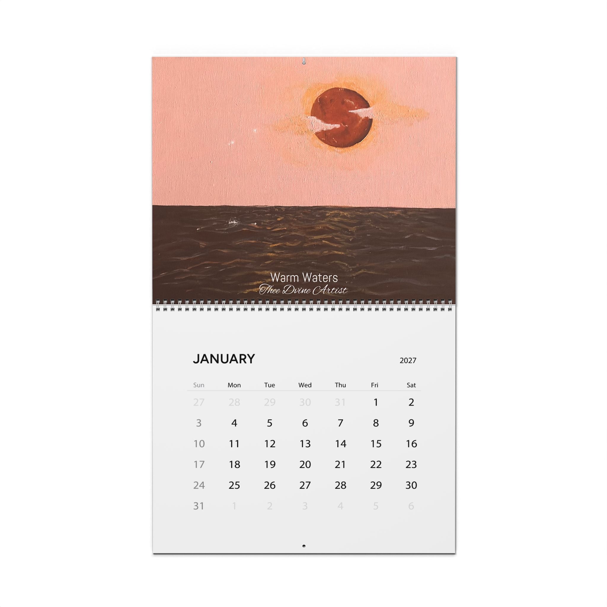 Calendar: 2027 with Thee Dvine