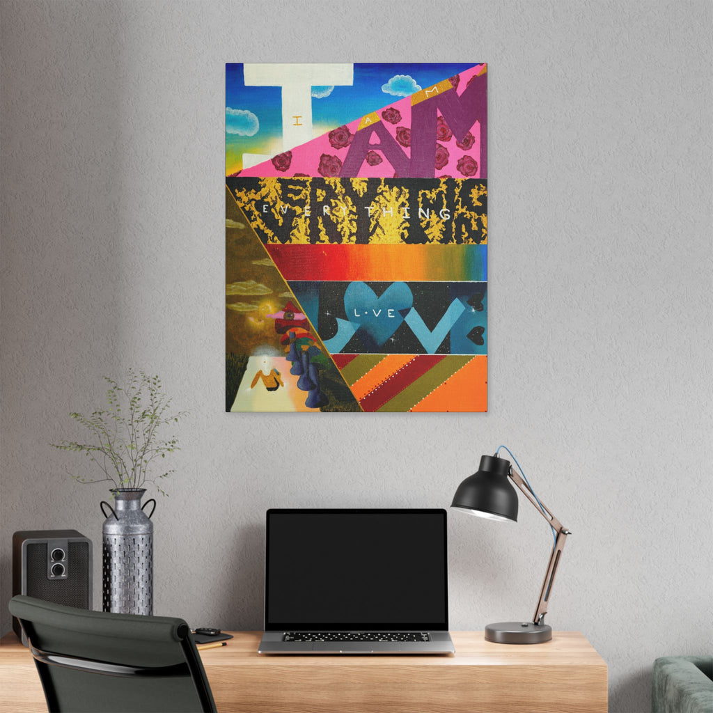 "I Am Everything Love" Canvas Print