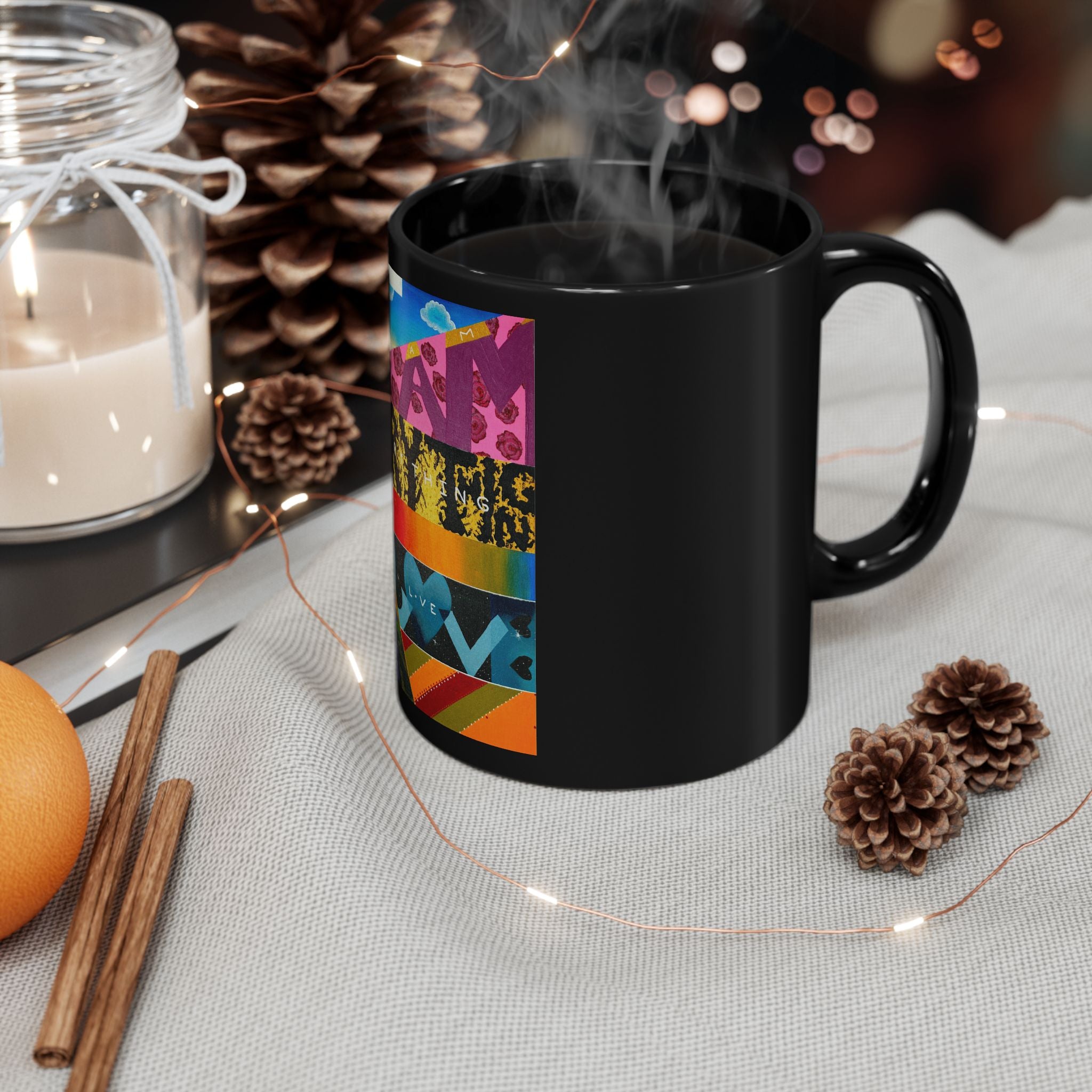 Black Mug - I Am Everything Love