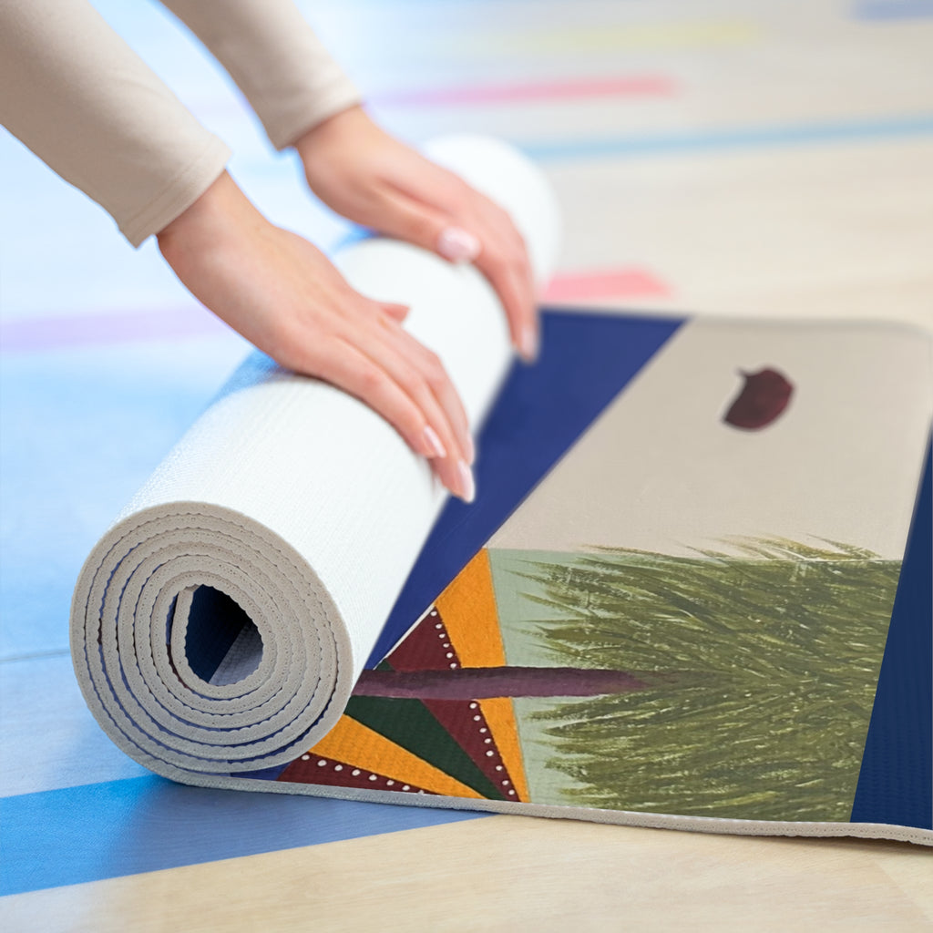 "Where The Flower Grows" Foam Yoga Mat