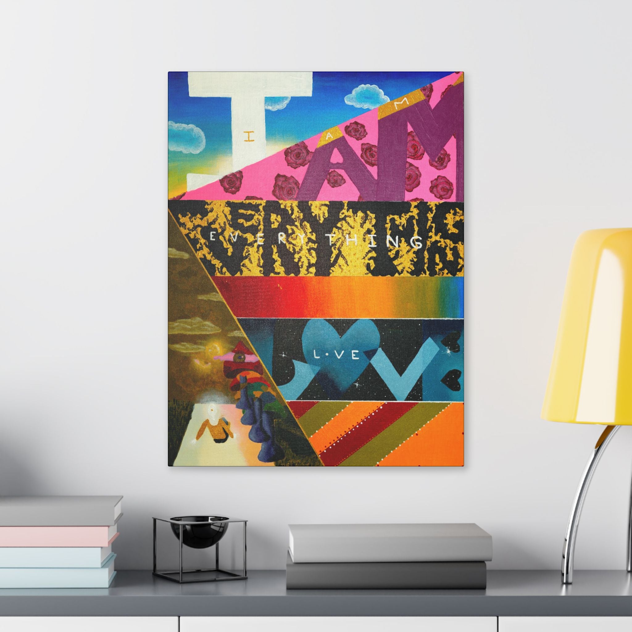 "I Am Everything Love" Canvas Print