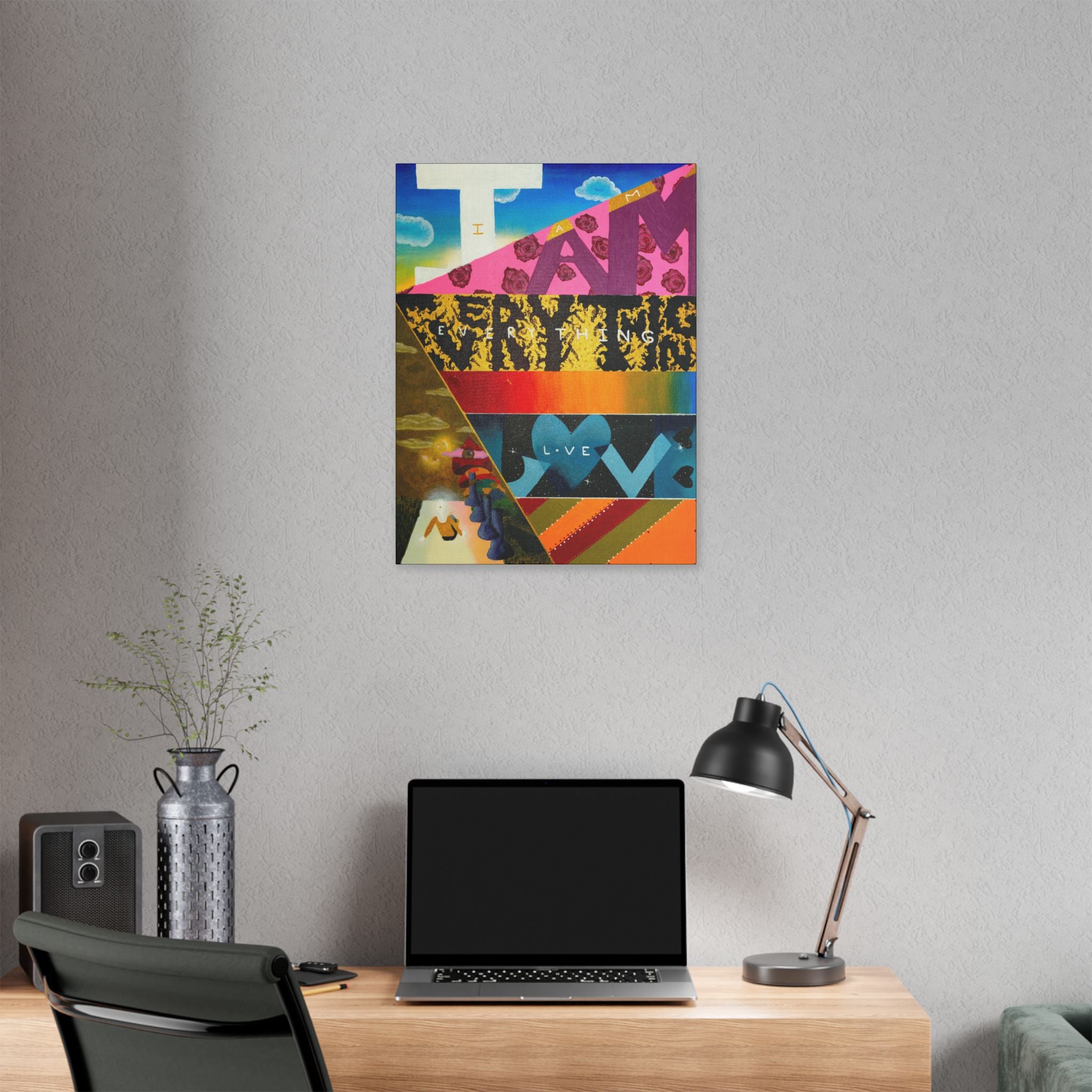 "I Am Everything Love" Canvas Print