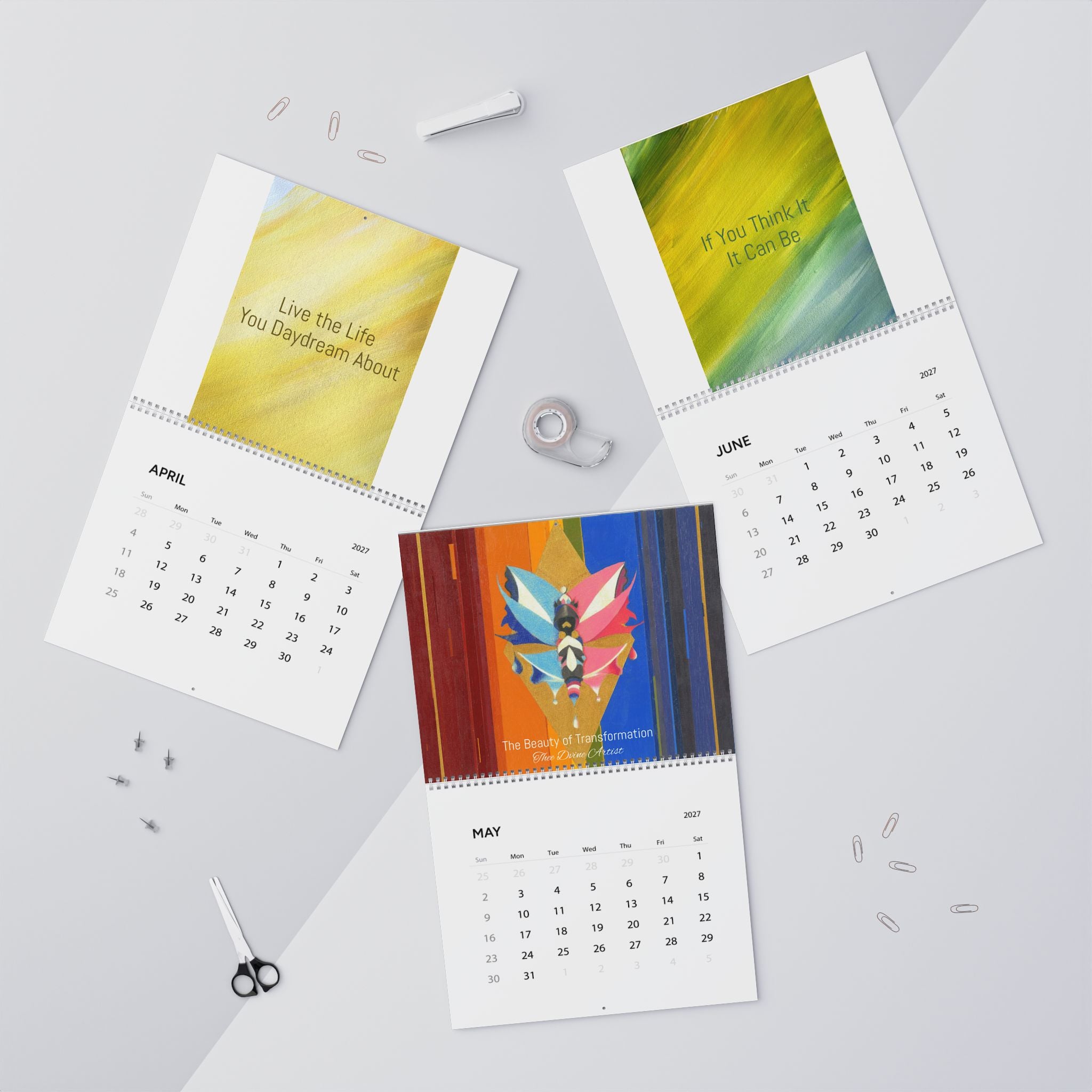 Calendar: 2027 with Thee Dvine