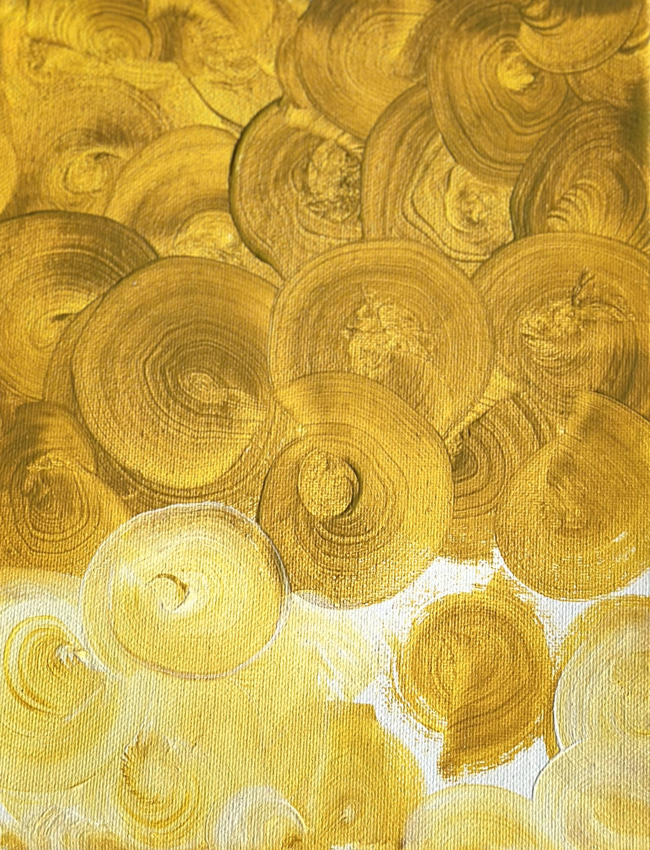 Circles of Gold and Yellow